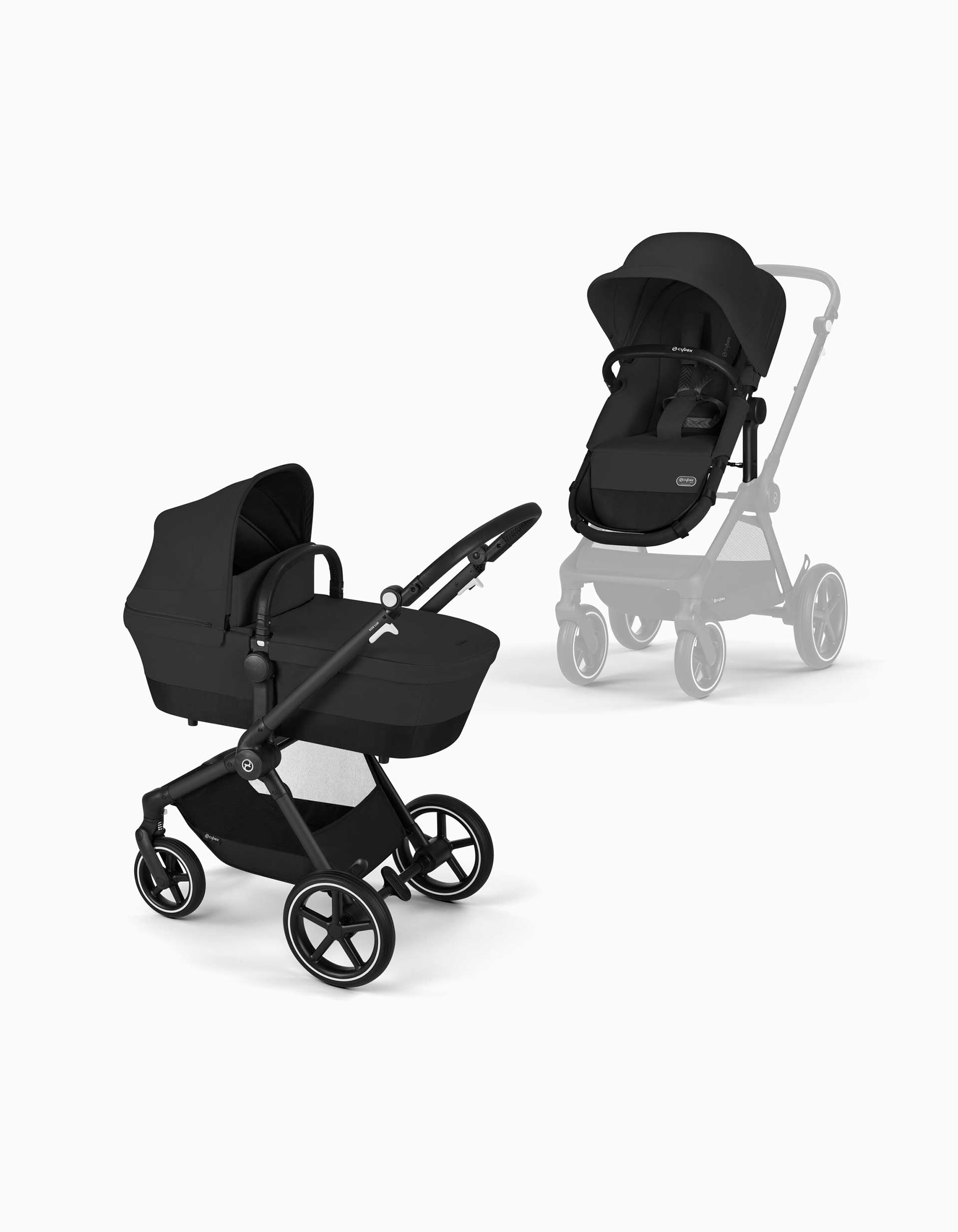 carrinho cybex priam Carrinho De Passeio Cybex EOS Lux, Moon Black – ZIPPY