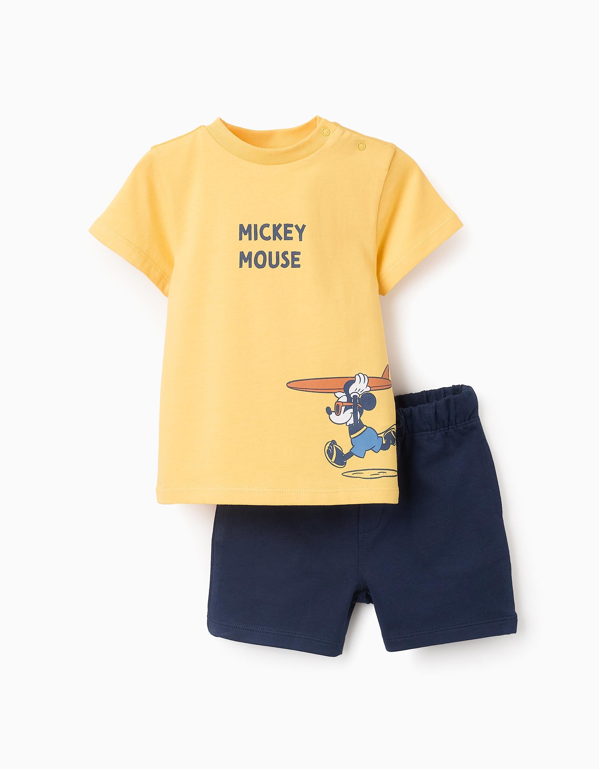 Moviesshop Pijama De Mickey Mouse Mujer Pantalon Corto Mickey