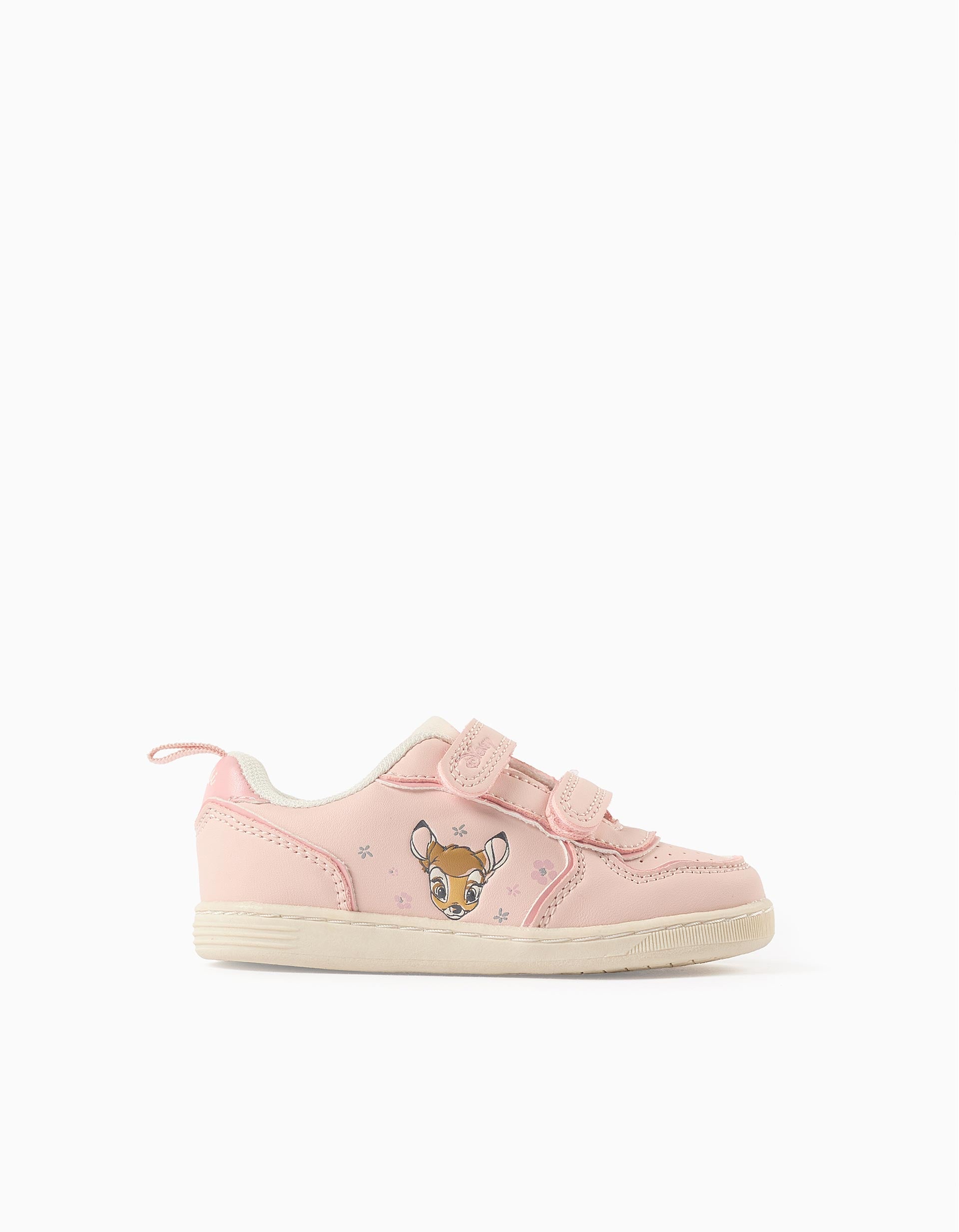 Zapatillas con Cierre Adherente para Bebé Niña 'Bambi', Rosa – ZIPPY