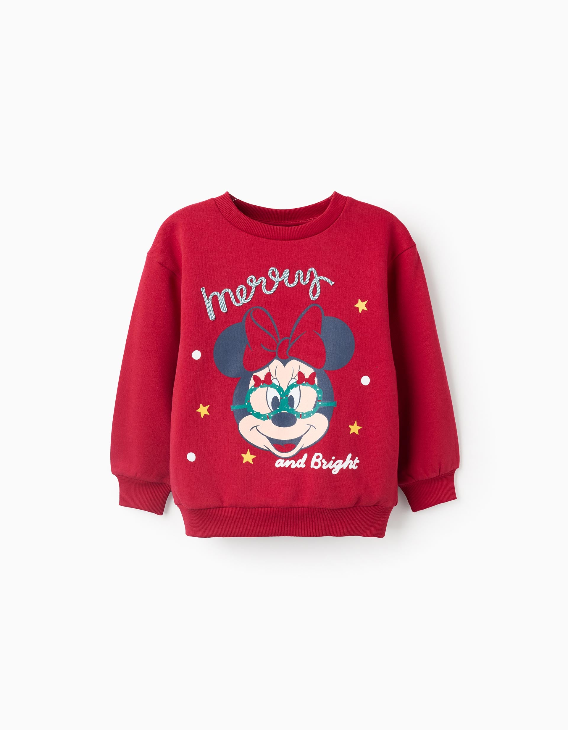 Jersey de Navidad de Niña 'Merry Minnie', Rojo - Main Image