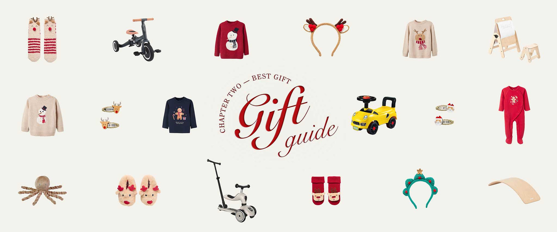 Guia de presentes por idades banner