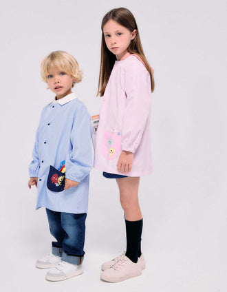 Set of nursery smocks with Monsters of Emotions for boy & girl