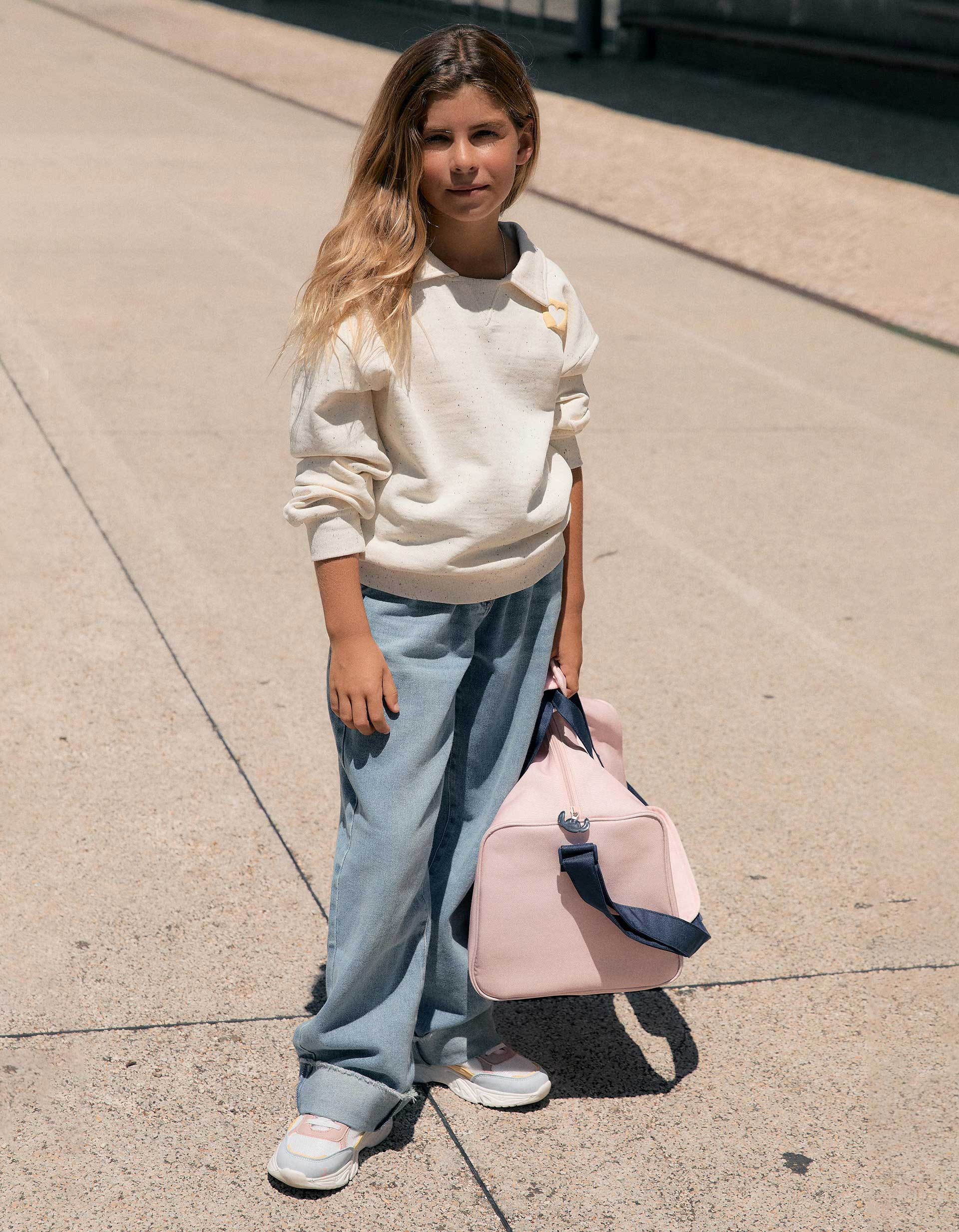 Jeans & sweat set for girl