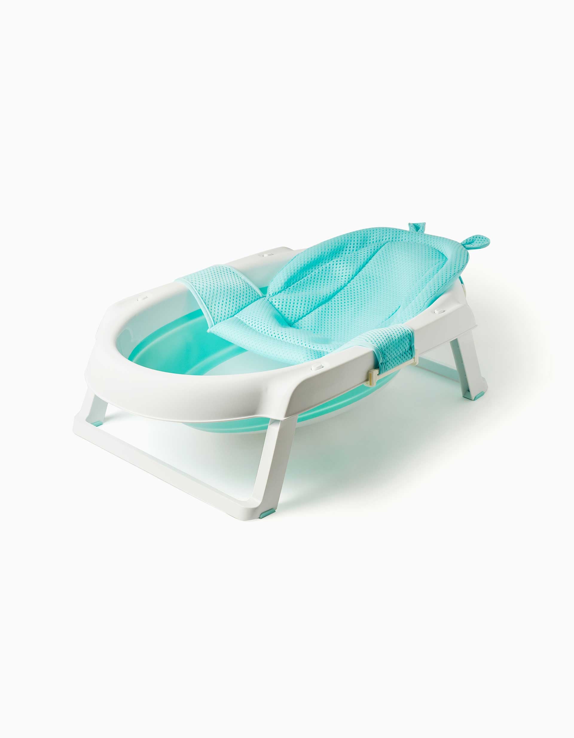 Foldable Bathtub with Reducer Infantia, Turquoise