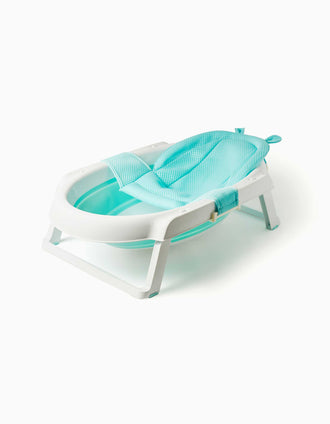 Foldable Bathtub with Reducer Infantia, Turquoise