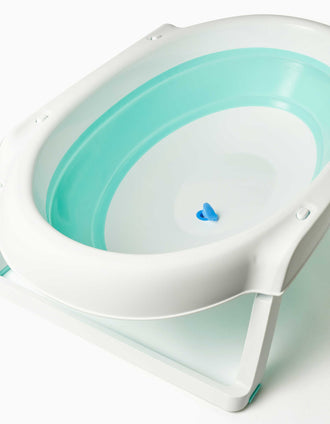 Foldable Bathtub with Reducer Infantia, Turquoise