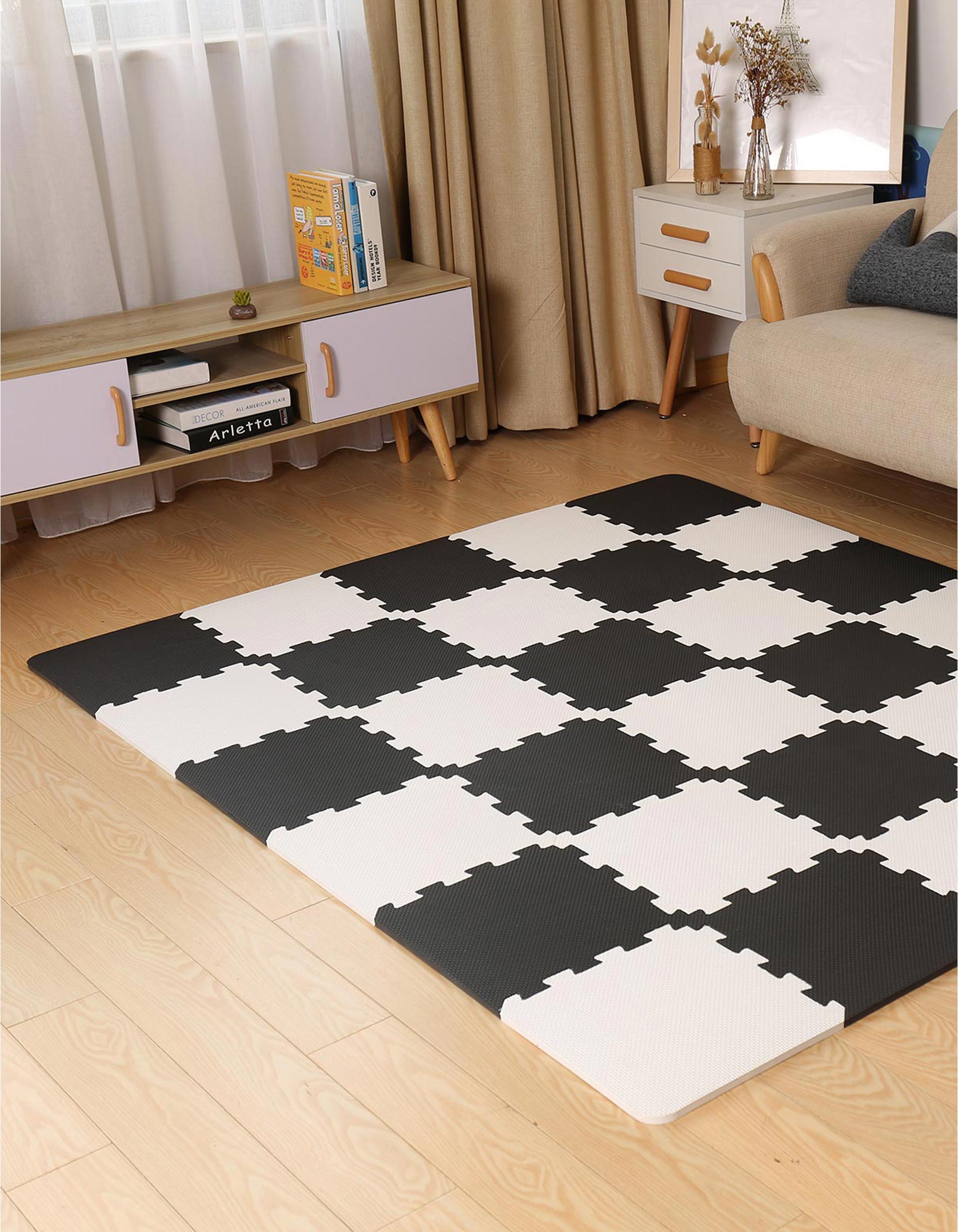 Tapete De Atividades Luno Black/White Kinderkraft 0M+