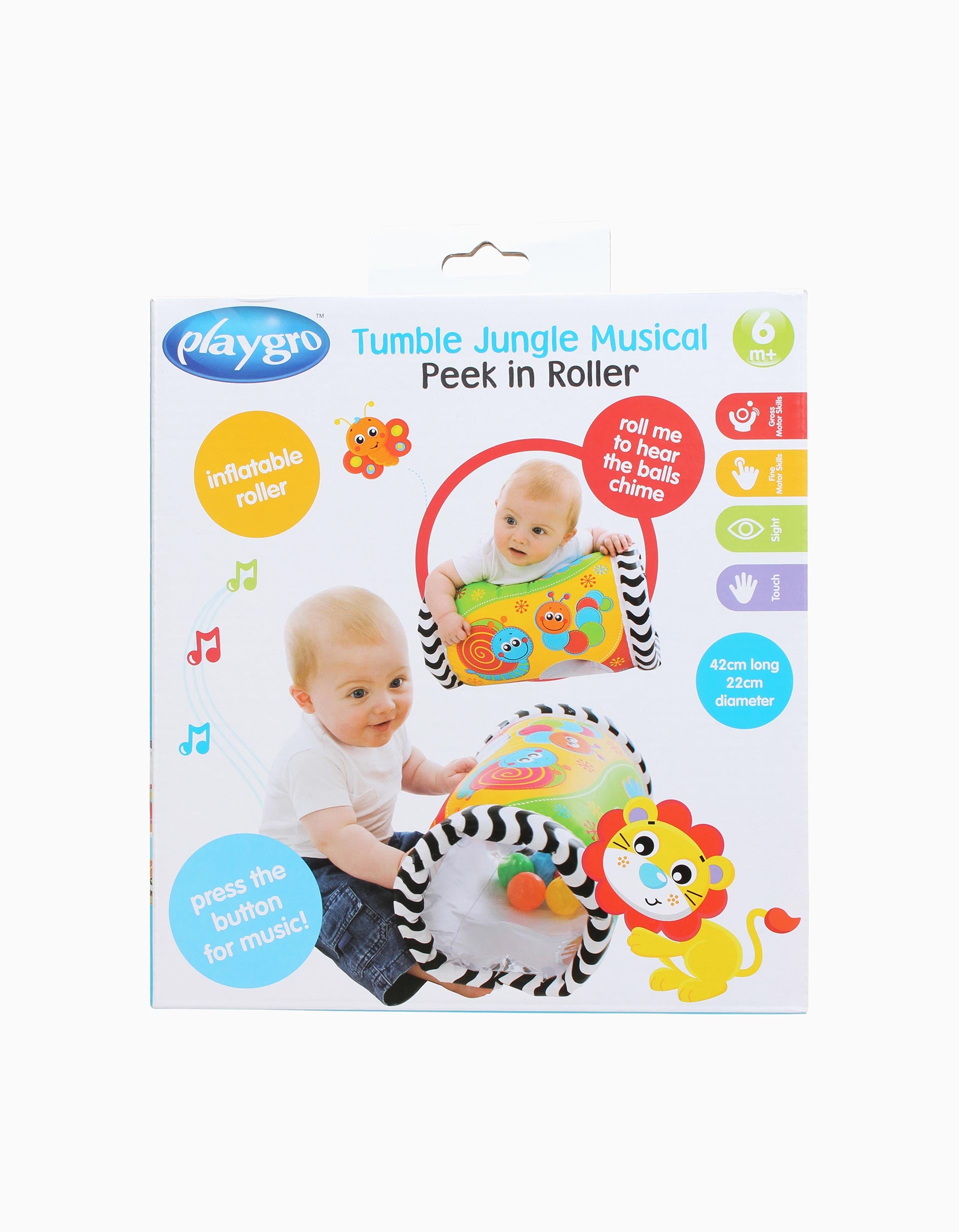 Rolo Insuflável Jungle Peek Playgro 6M+