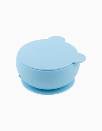 Taça com Ventosa e Tampa Blue Minikoioi