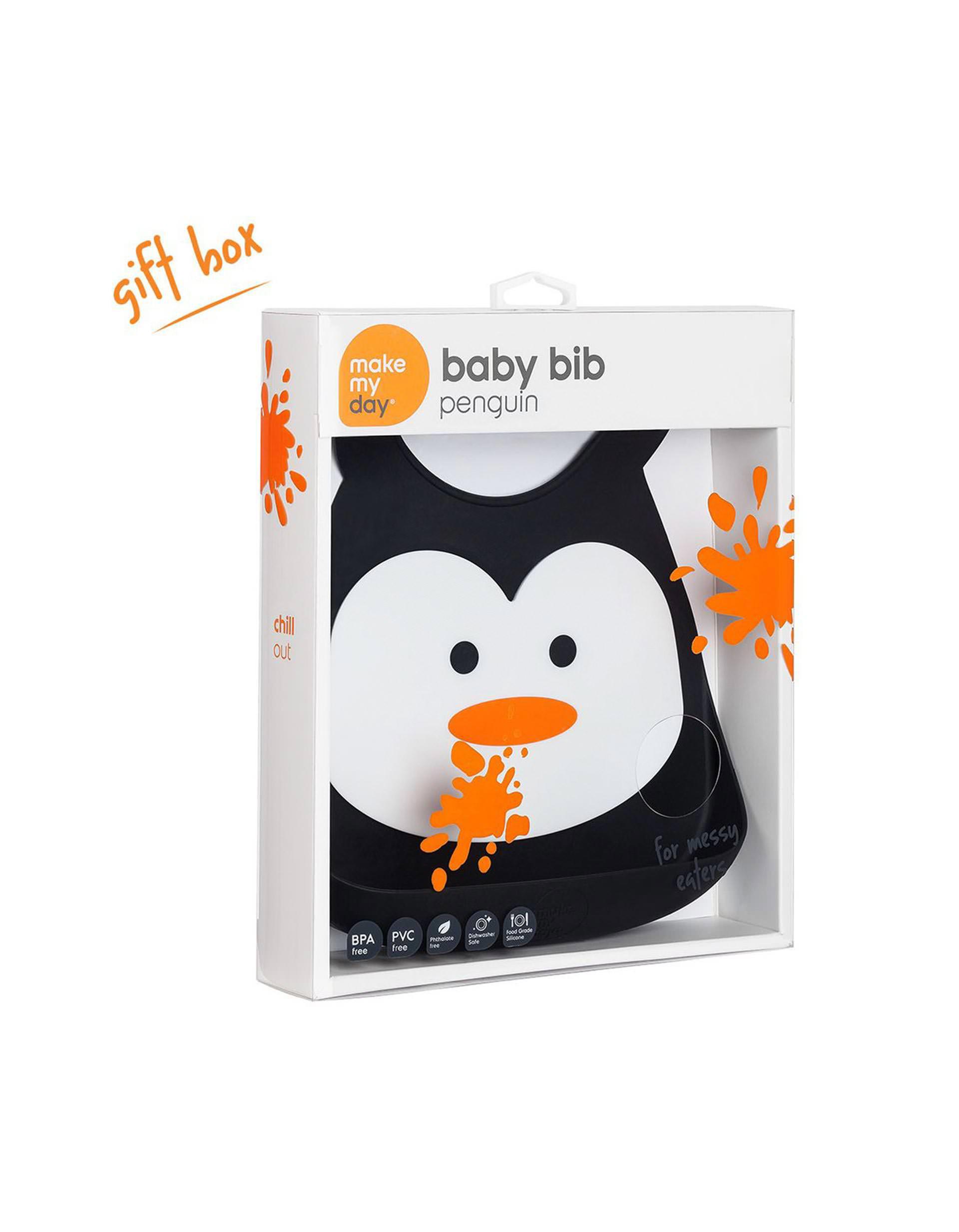 Babete Silicone Make My Day, Penguin