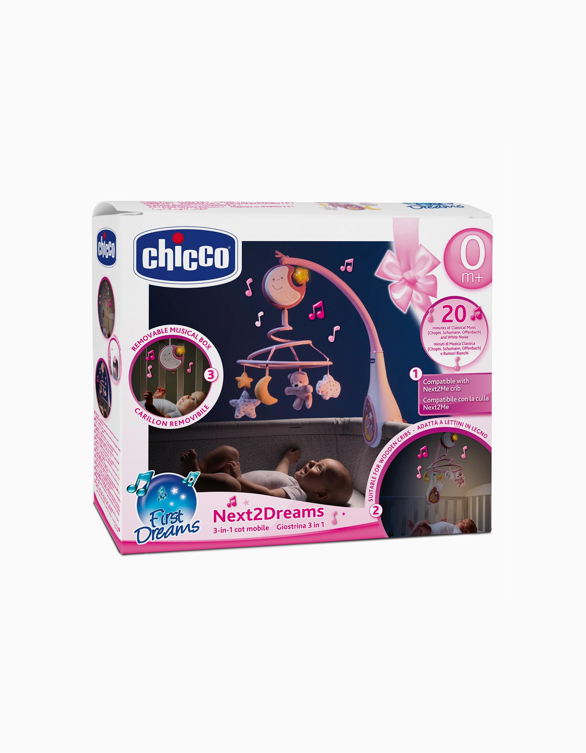 Mobile Pink Next2Dreams By Chicco – ZIPPY - Main Image