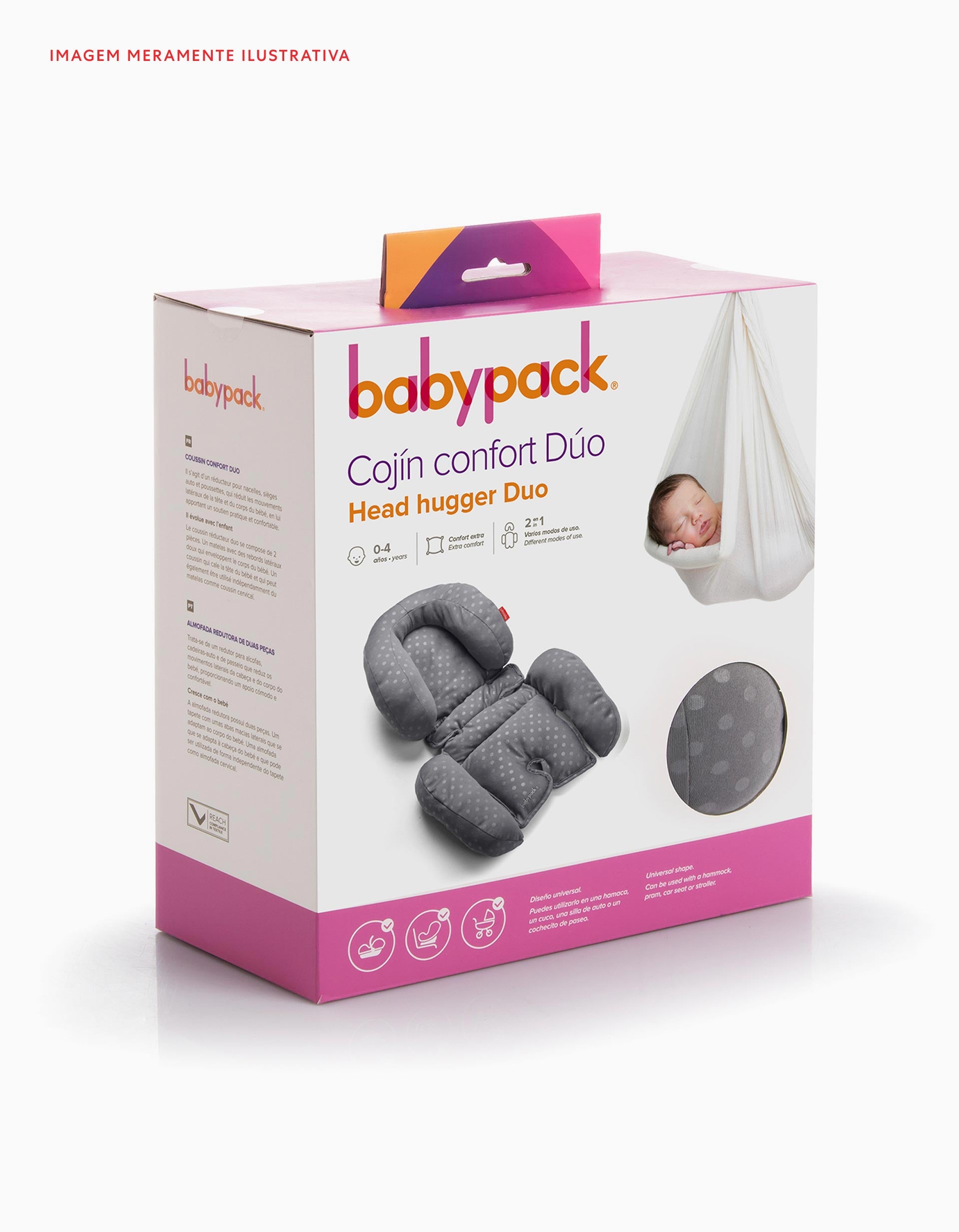 Redutor Babypack Bege