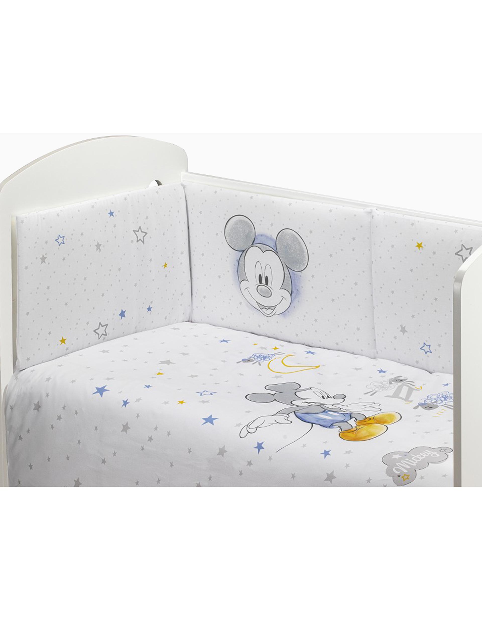 Duvet and Cot Bumper 120x60cm Mickey Disney