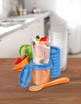 Lot de 10 Pots de Conservation Philips Avent