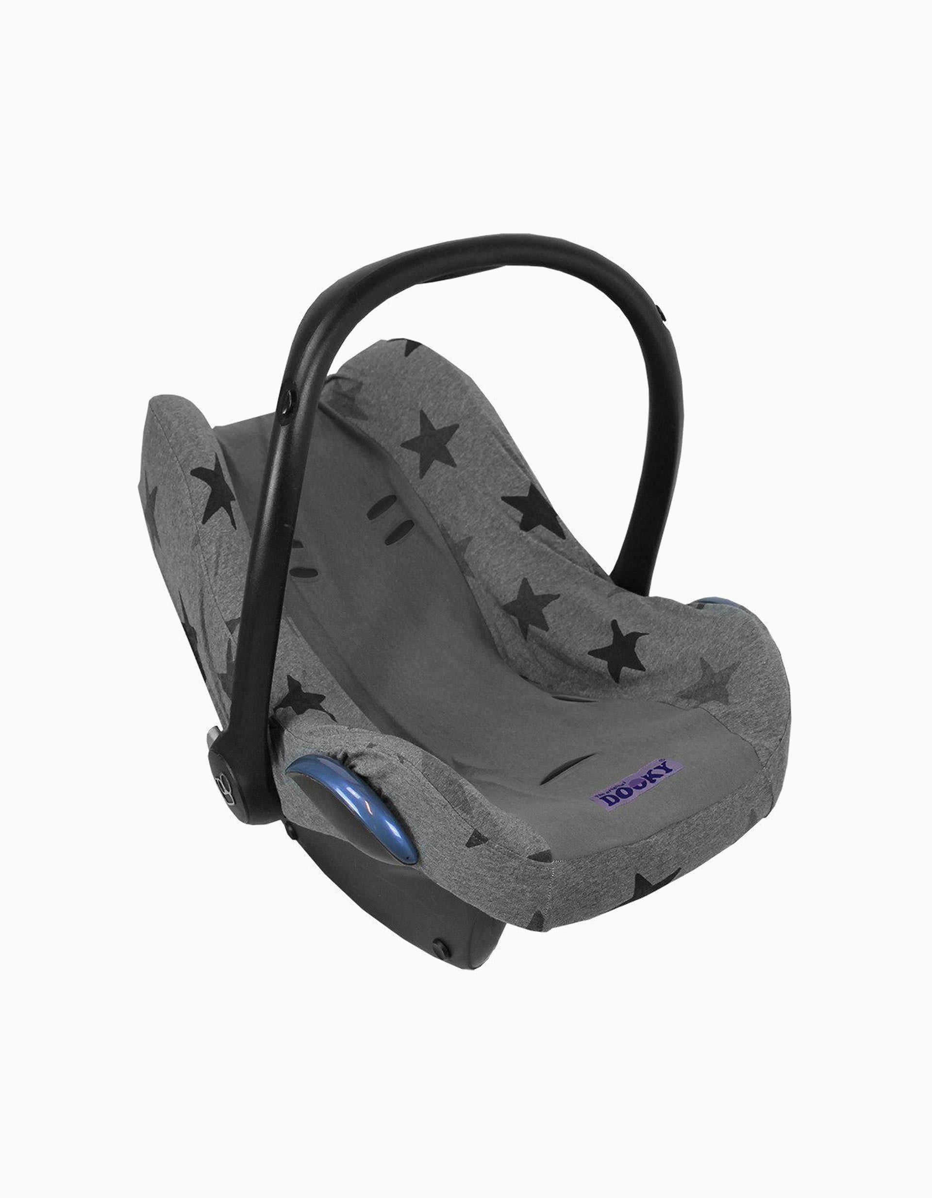 Funda Para Silla de Coche Gr 0+ Dooky Grey Stars