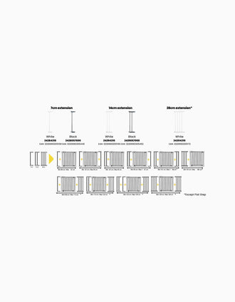 Extensão 14Cm Barreira De Segurança Easy-Close Safety 1St