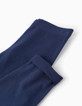 Pack de 2 Pares de Leggings para Niñas, Azul Oscuro