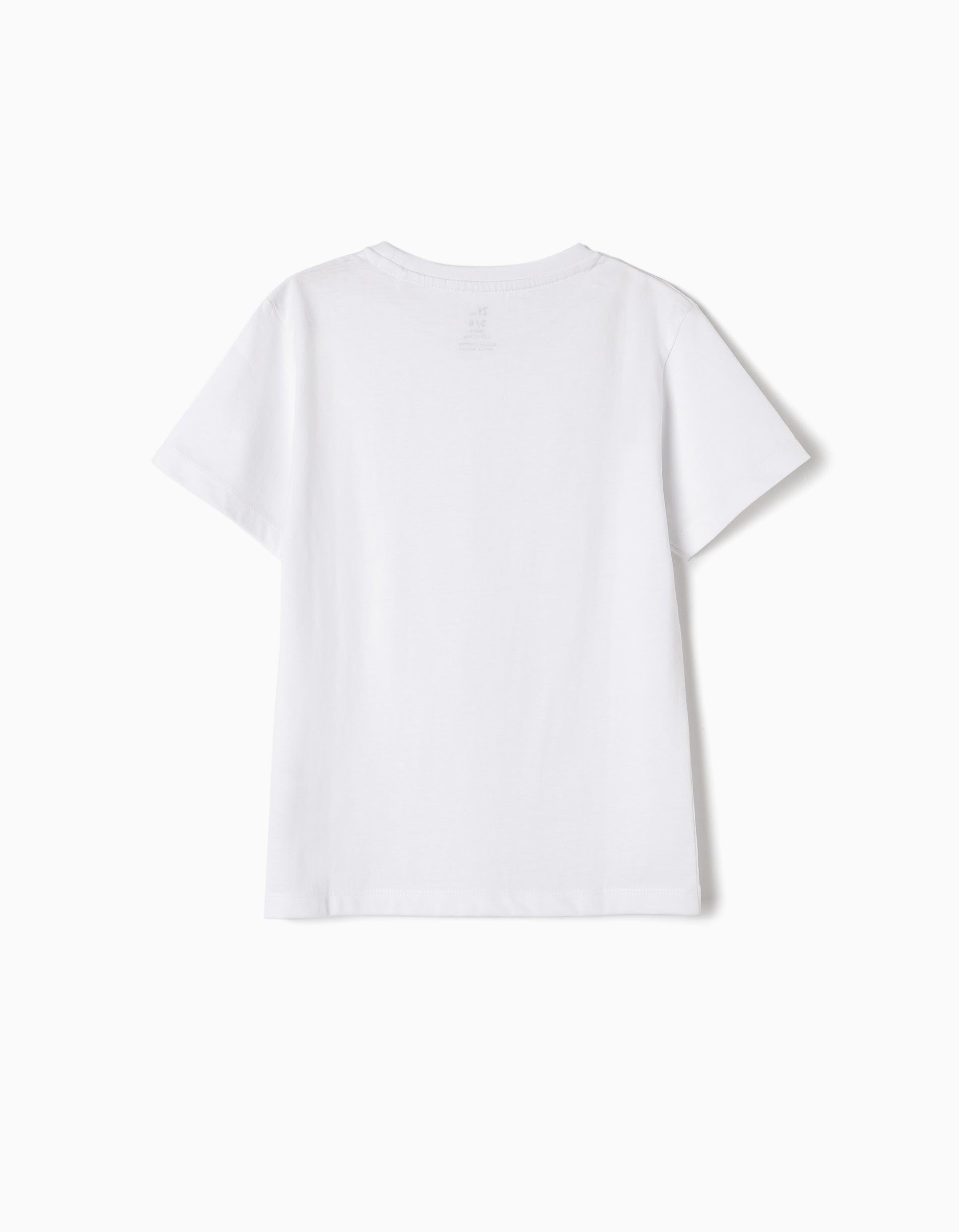 2 Plain T-Shirts for Boys, White