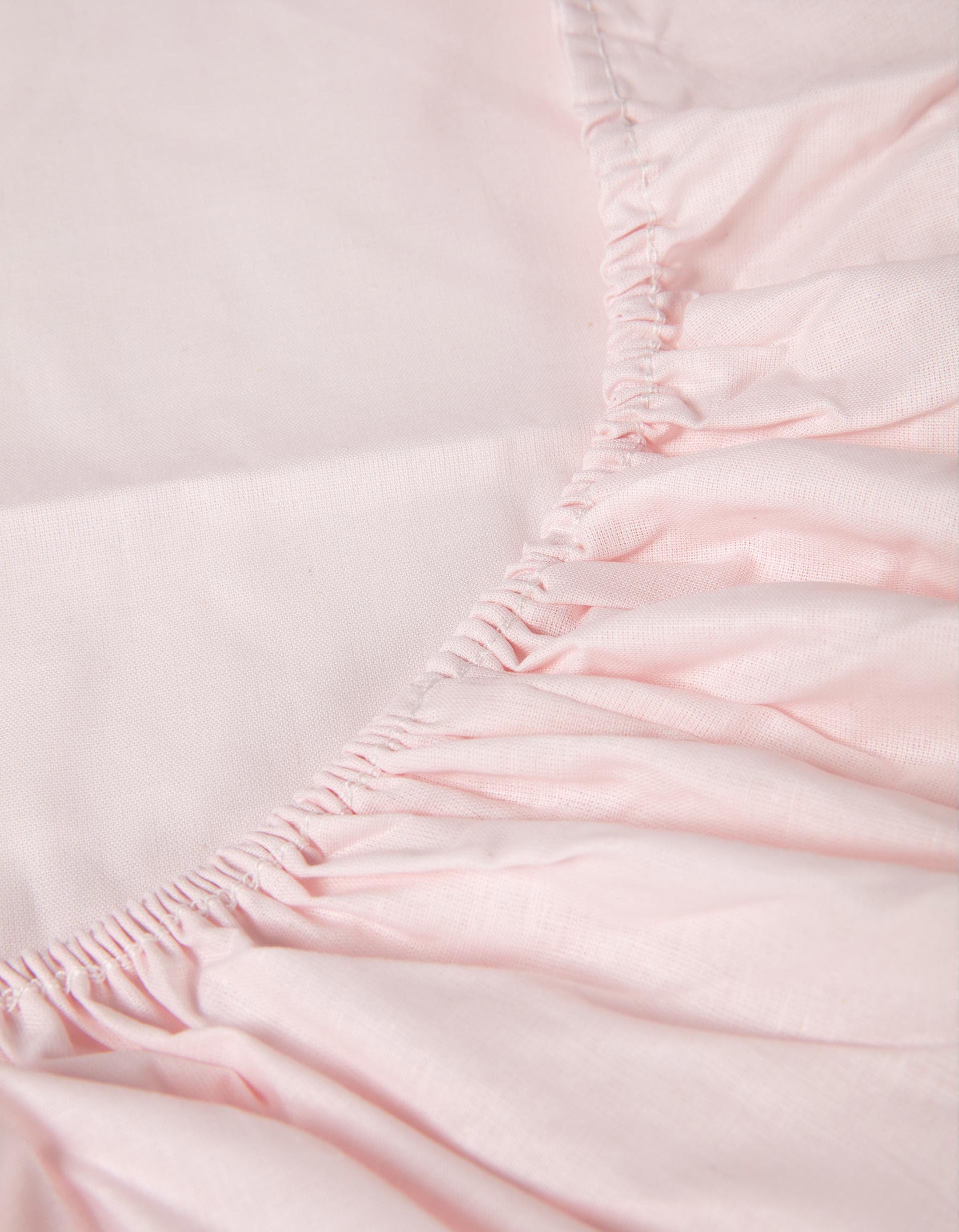 COT FITTED SHEET 55X85CM PINK