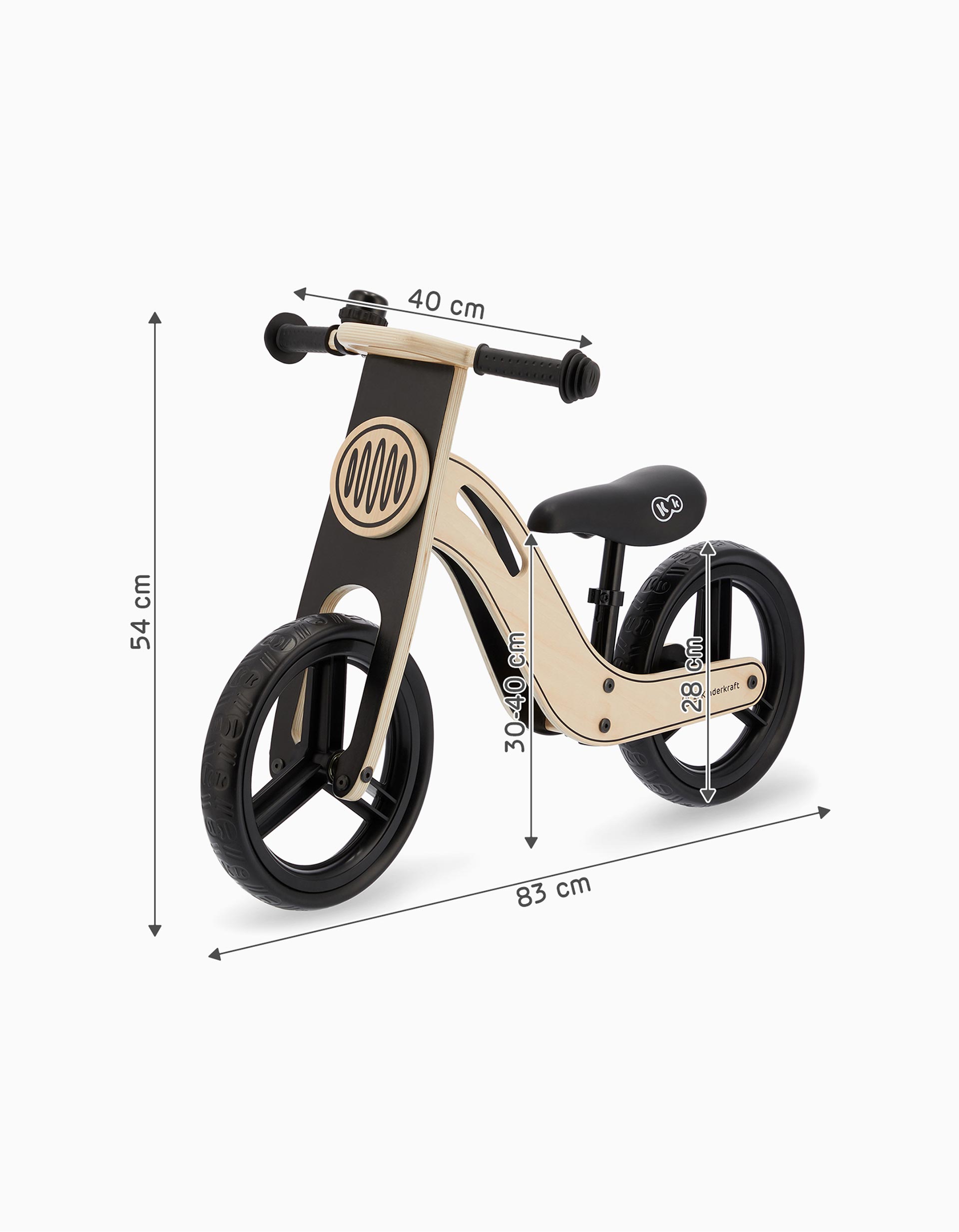 Bicicleta De Aprendizagem Uniq Kinderkraft Natural 2A+