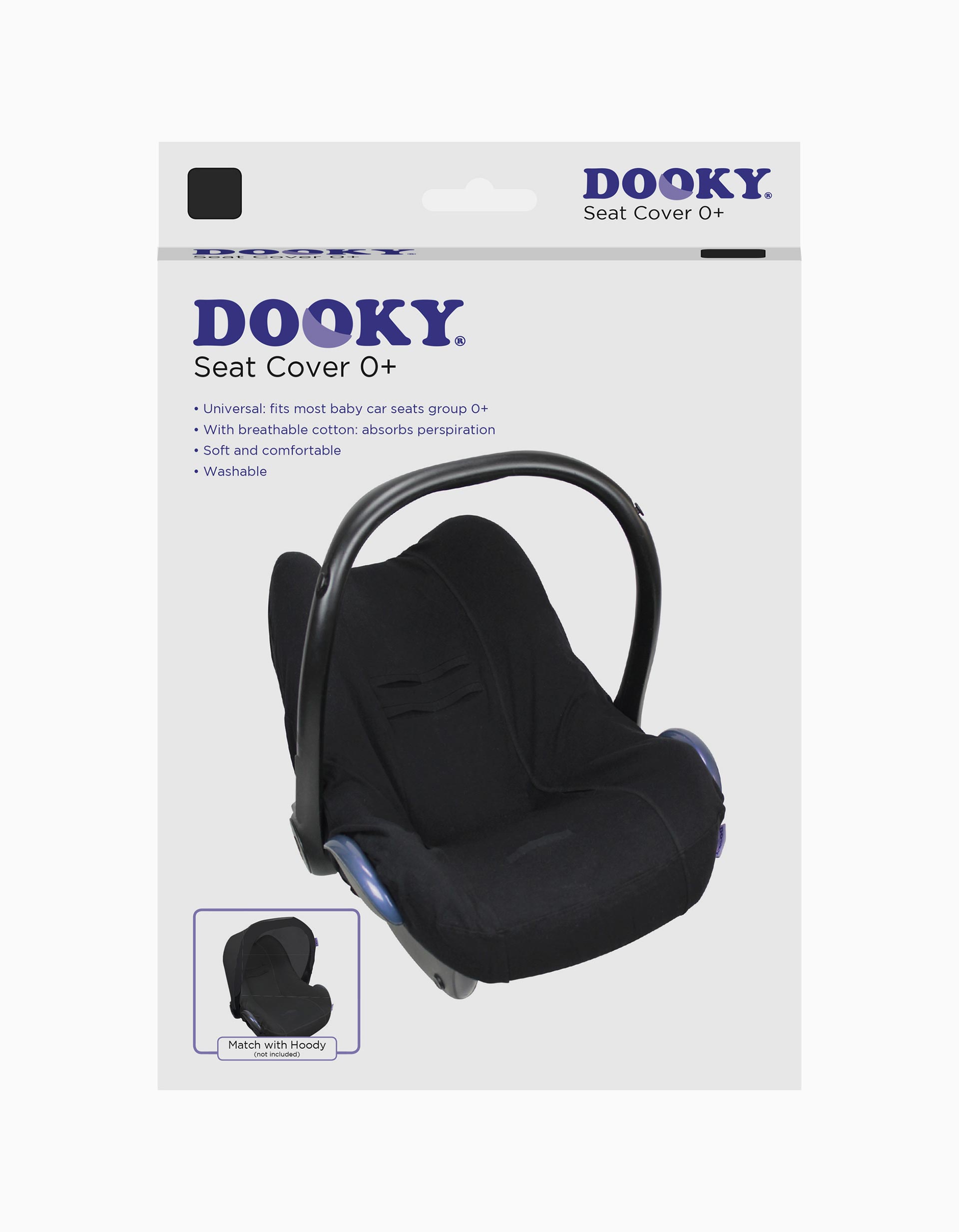 Funda para Silla de Coche Gr0+ Dooky Black