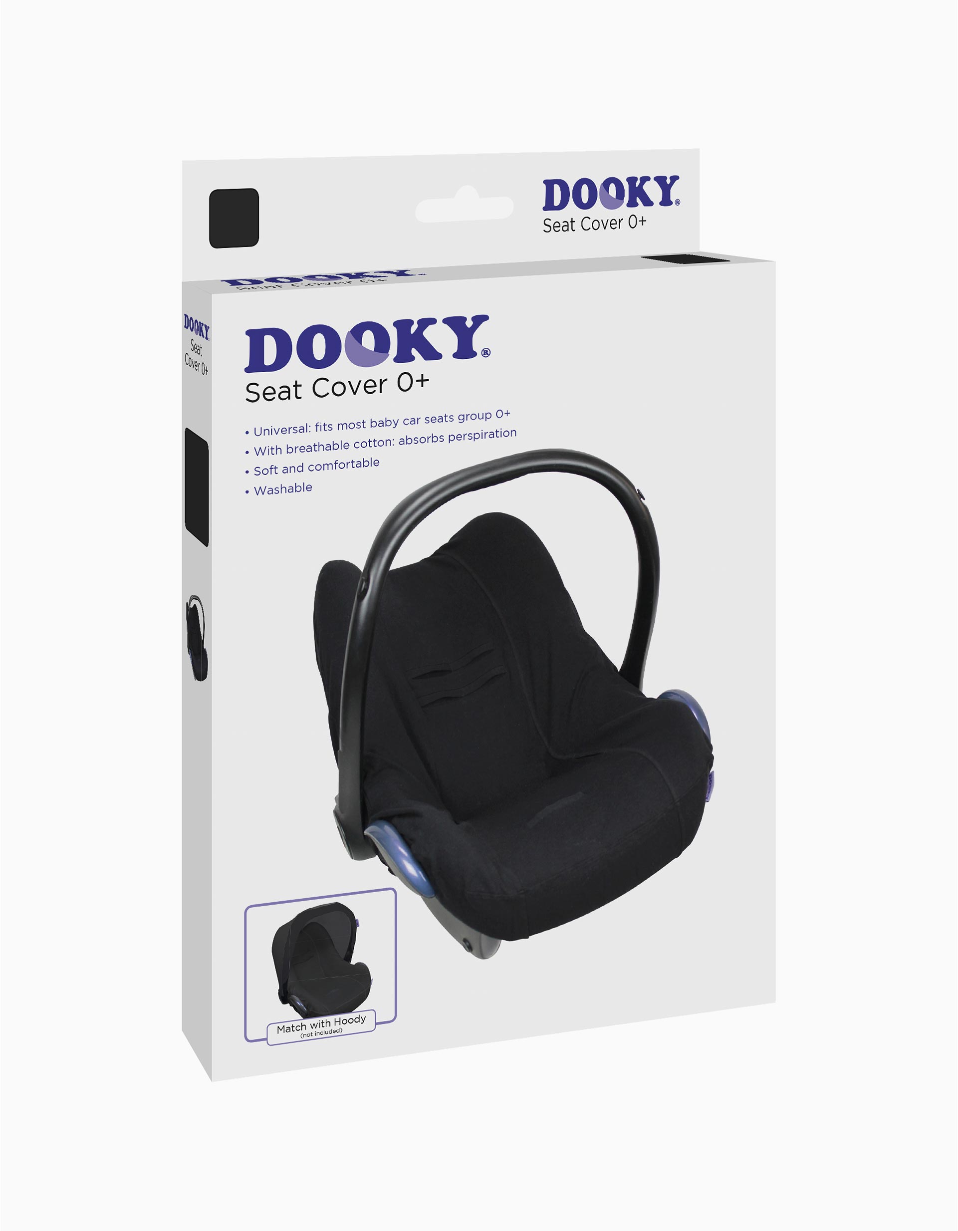 Funda para Silla de Coche Gr0+ Dooky Black