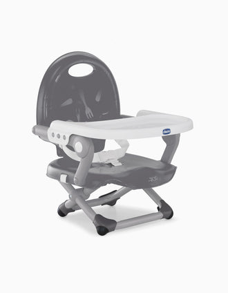 High Chair Pocket Snack Chicco, Dark Grey