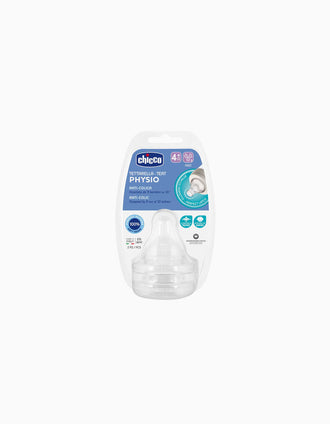 Tetina Silicone Fluxo Rápido 4m+ Perfect5 Chicco 2un.