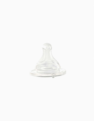 Tetina Silicone Fluxo Rápido 4m+ Perfect5 Chicco 2un.