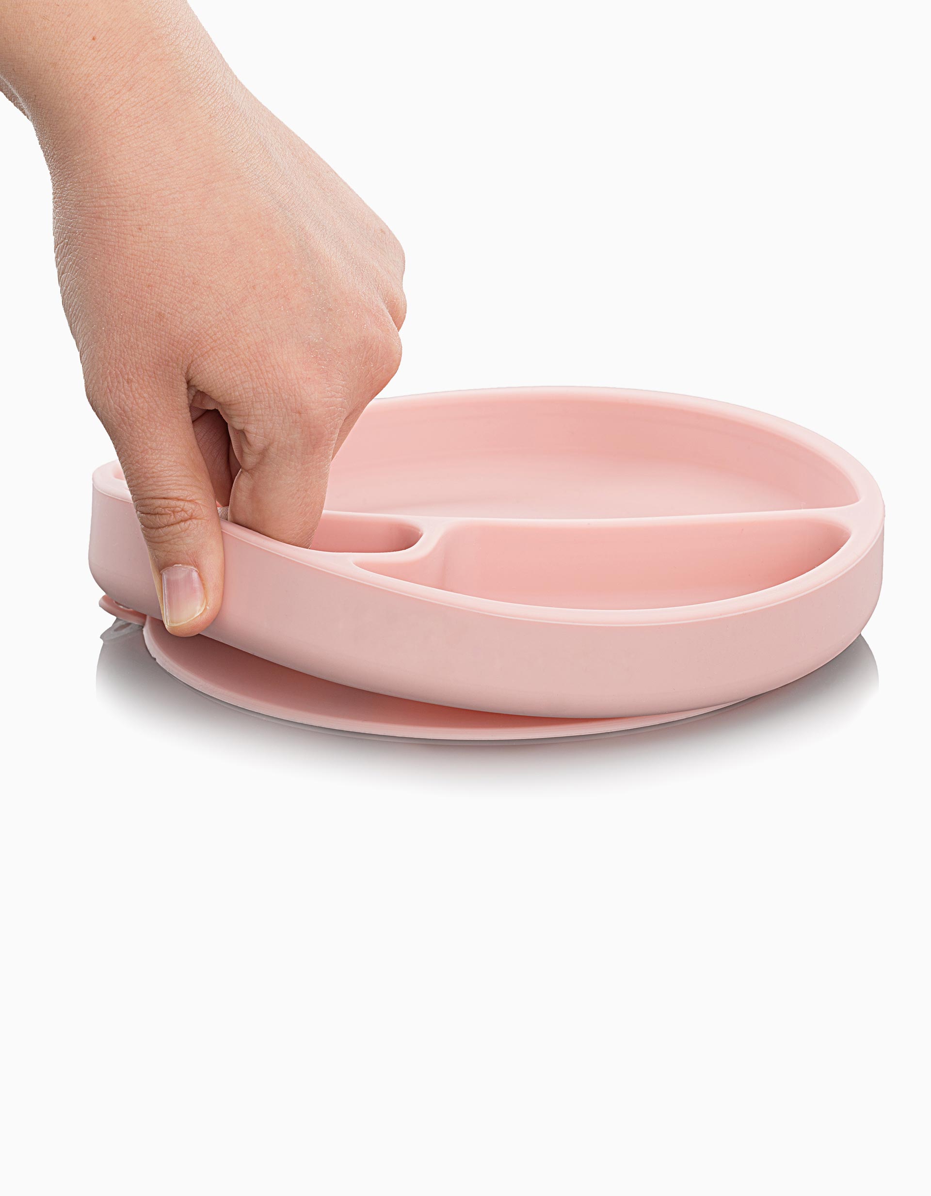 Prato Silicone Minikoioi Pink 6M+