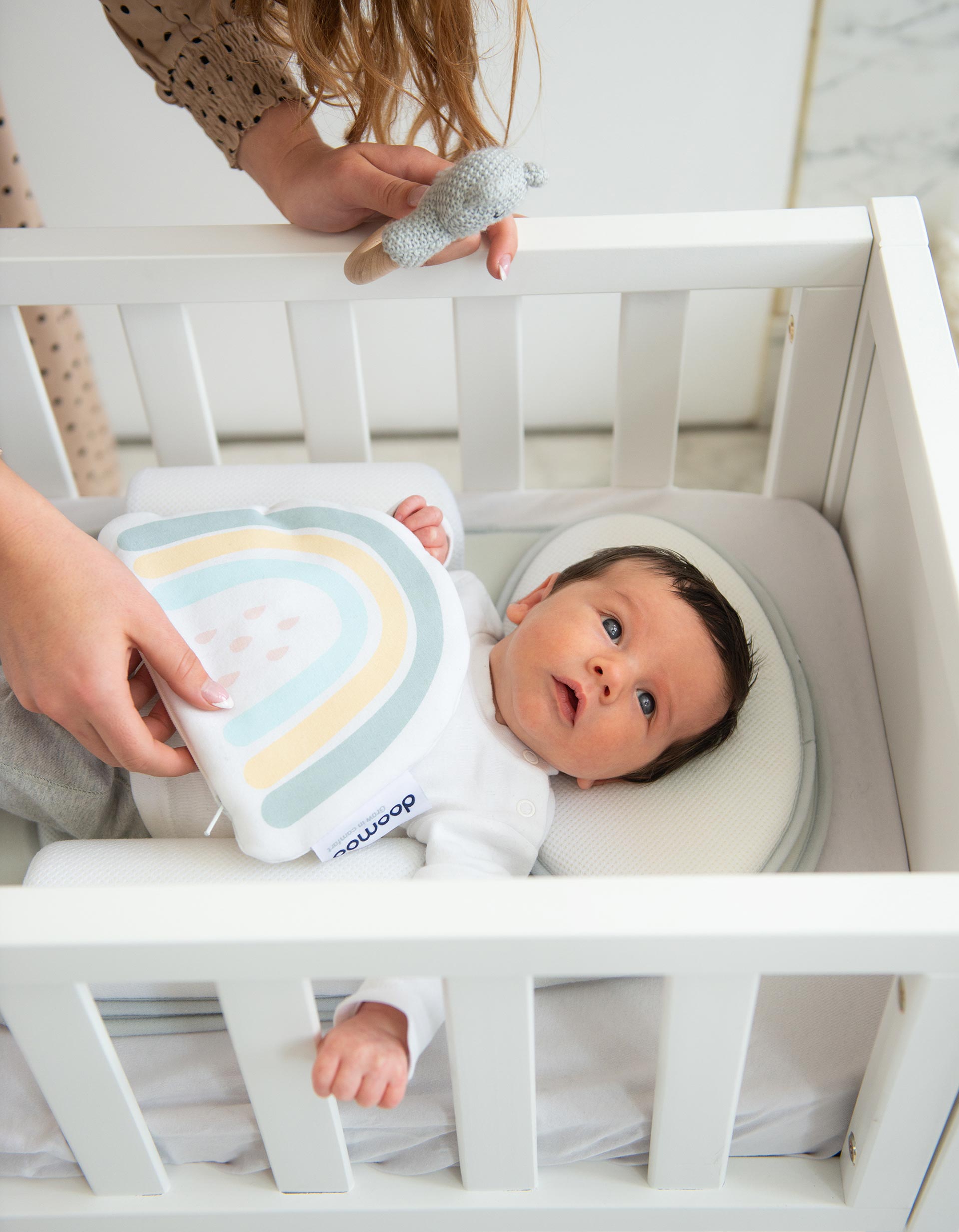 Almohada Anticólico Arco Iris Doomoo