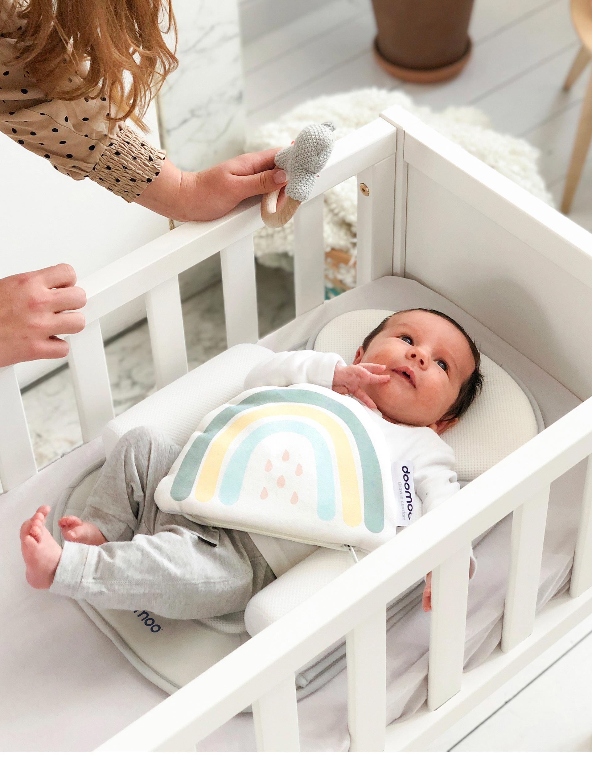 Almohada Anticólico Arco Iris Doomoo