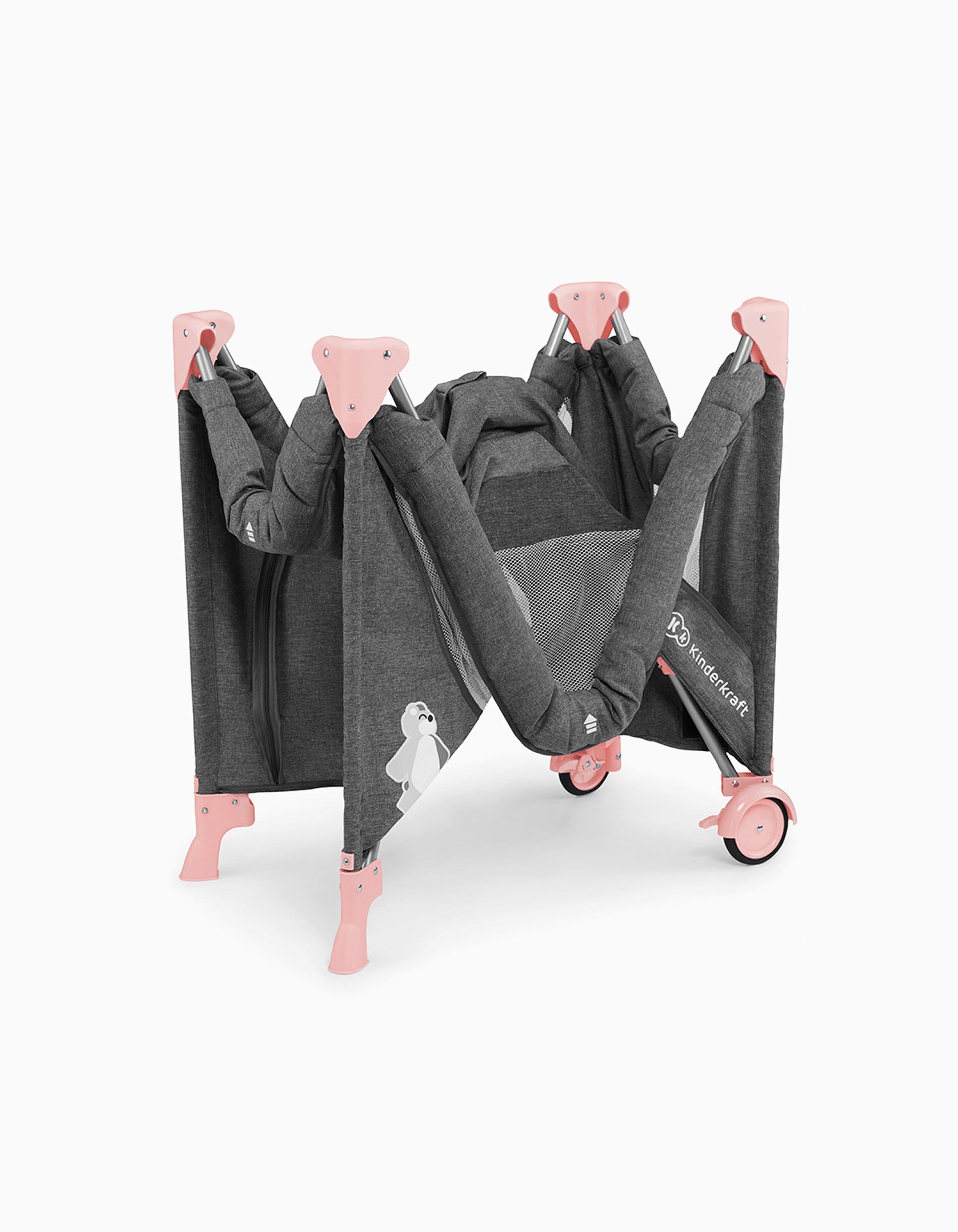 Cama de Viagem com Acessórios Joy Kinderkraft Pink