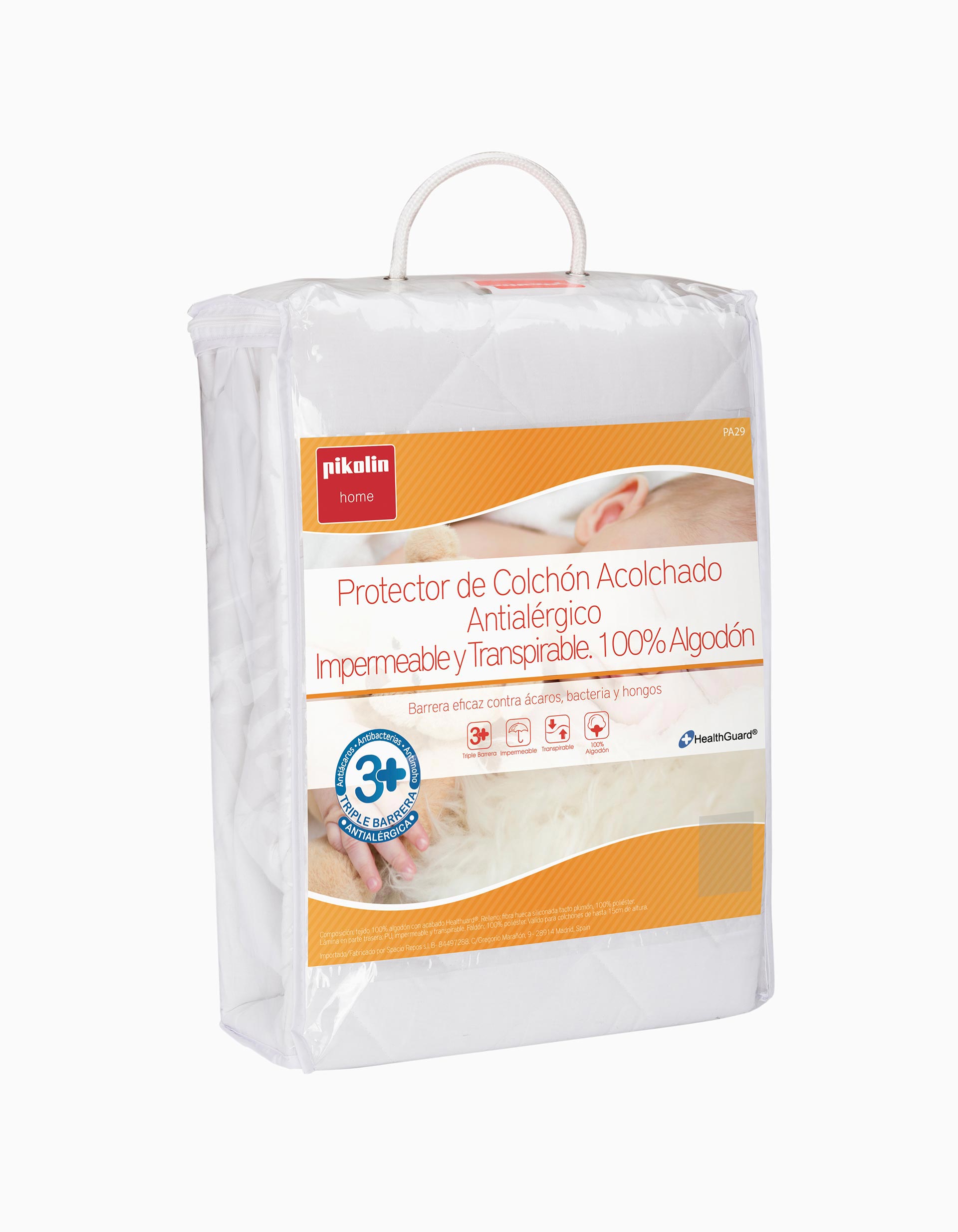 Protector de Colchón 60x120cm Padded Pikolin