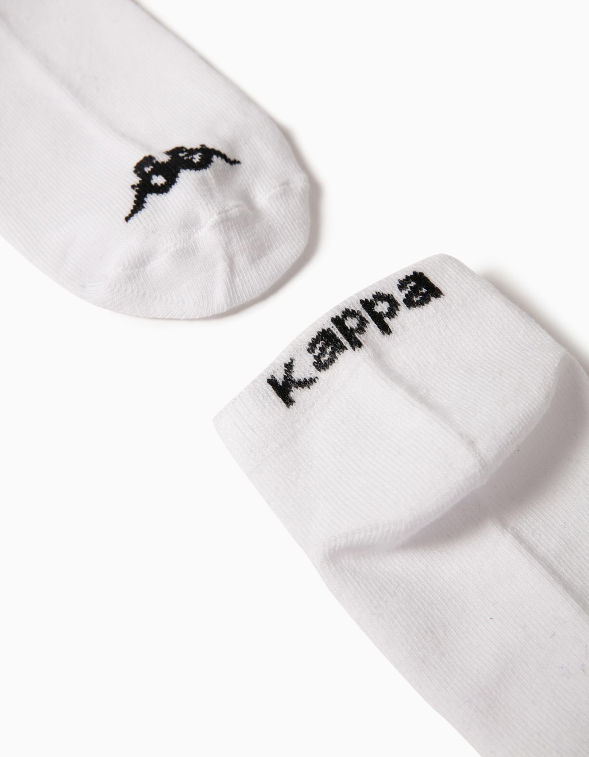 3 Pairs 'Kappa' Sports Socks, White