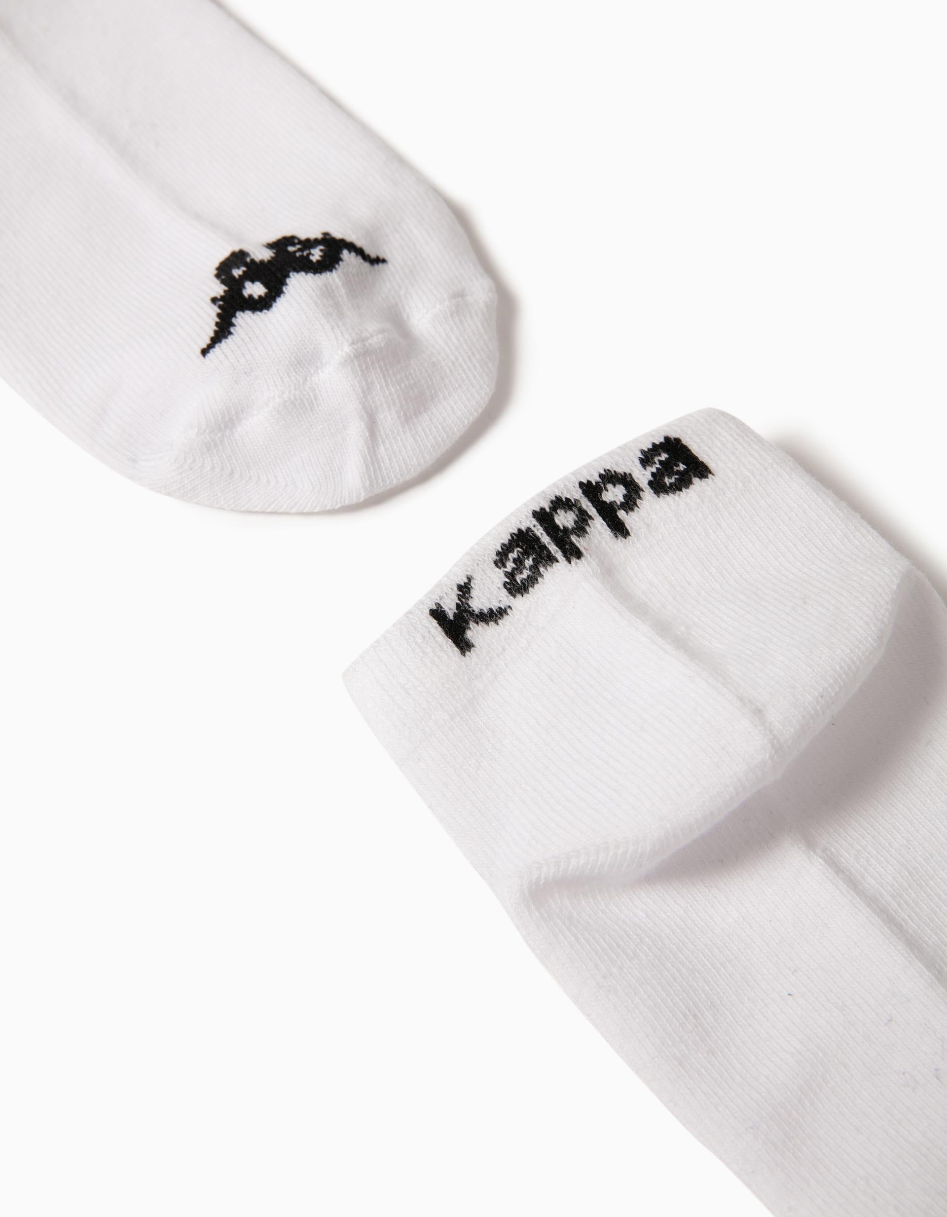 3 Pairs 'Kappa' Sports Socks, White