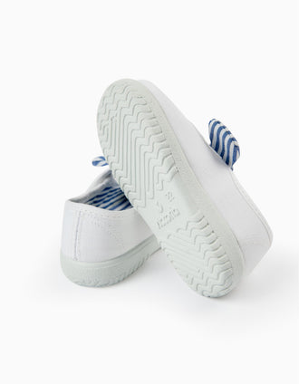 Ballerines bébé fille et fille 'Victoria', blanc