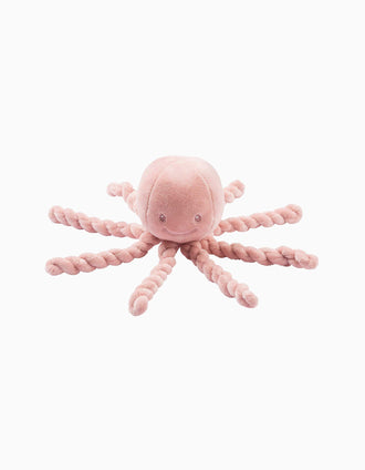 Pulpo Lapidou Nattou 22 cm 0M+, Rosa