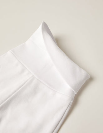 4 Calças com Pés em Algodão para Bebé, Branco