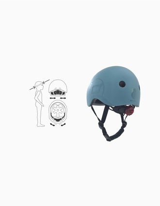 Medium Helmet Scoot & Ride Steel