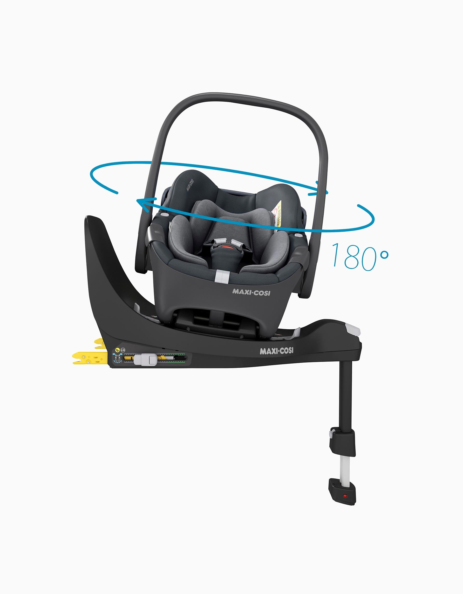 I-Size Maxi-Cosi Pebble 360 Car Seat, Essential Graphite