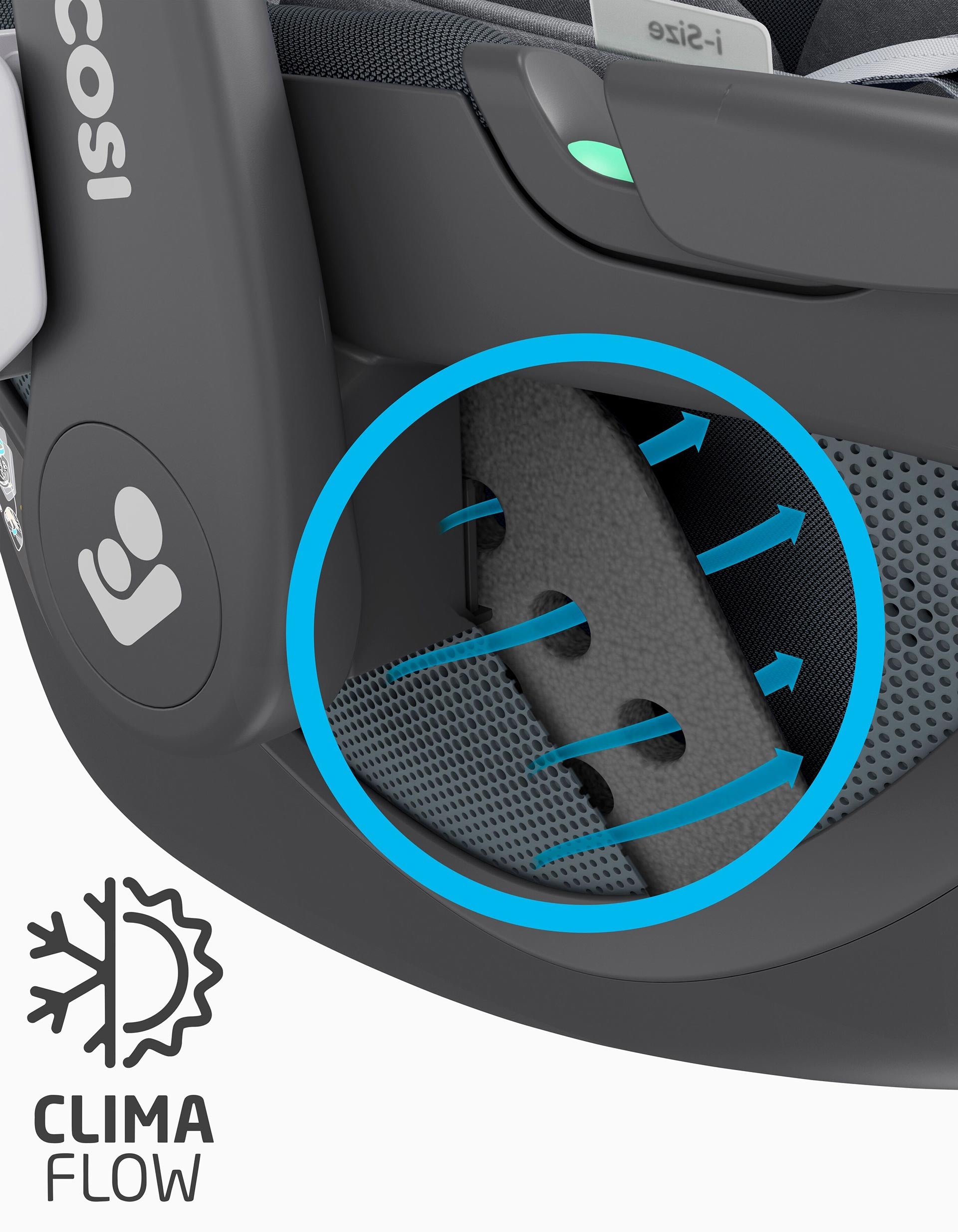 I-Size Maxi-Cosi Pebble 360 Car Seat, Essential Graphite