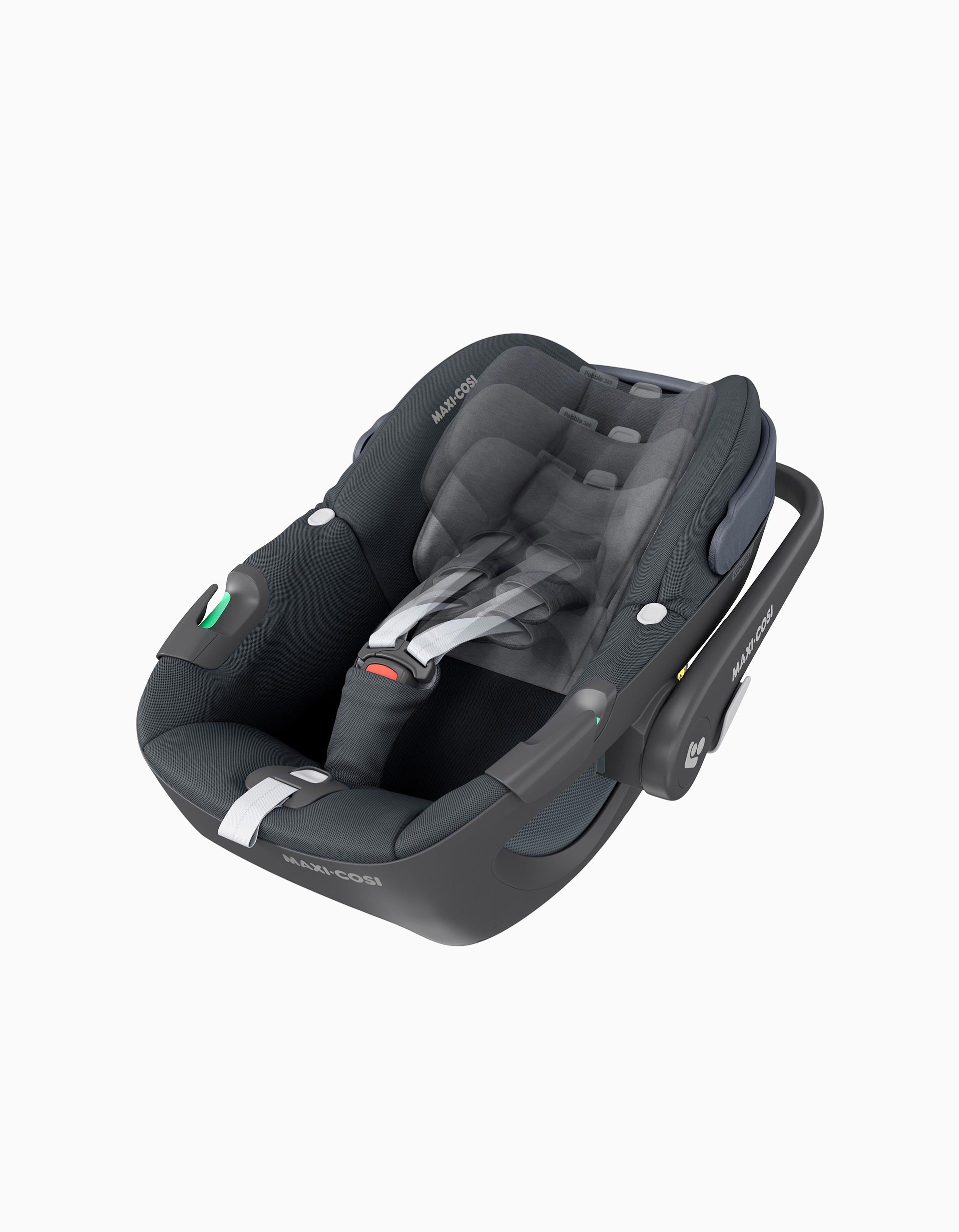 I-Size Maxi-Cosi Pebble 360 Car Seat, Essential Graphite