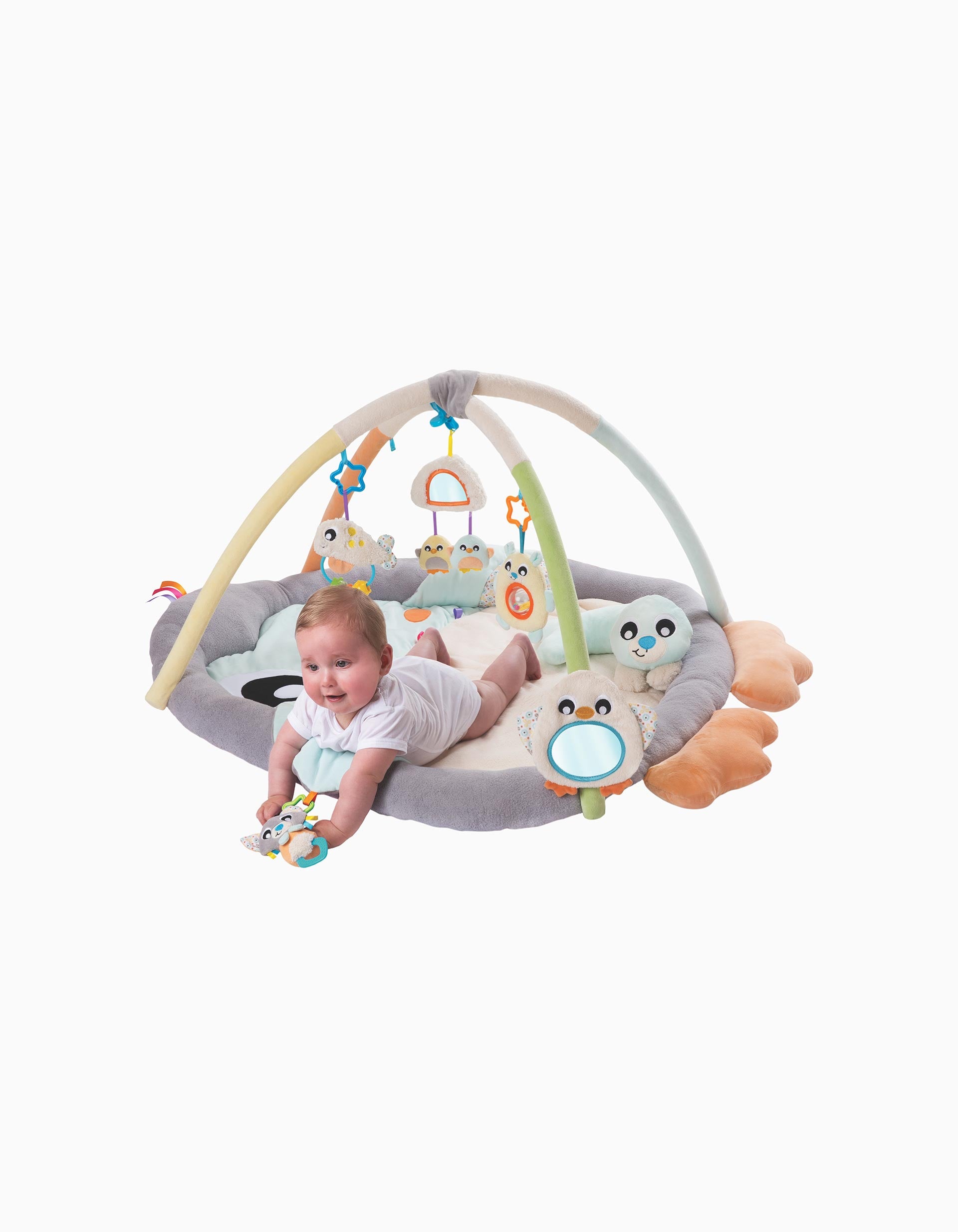 Tapete De Atividades Tummy Time Pinguim Playgro 0M+