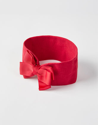 Bandeau à Cheveux Large Bébé et Fille, Rouge
