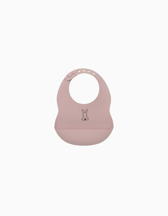 Babero Silicona Nattou Old Pink