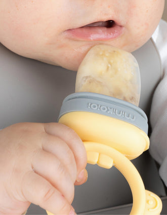 NOURRISSEUR PULPS MINIKOIOI GREY/YELLOW 6M+