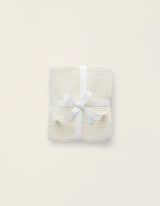 Manta Tricotada 75X90Cm Zy Baby White