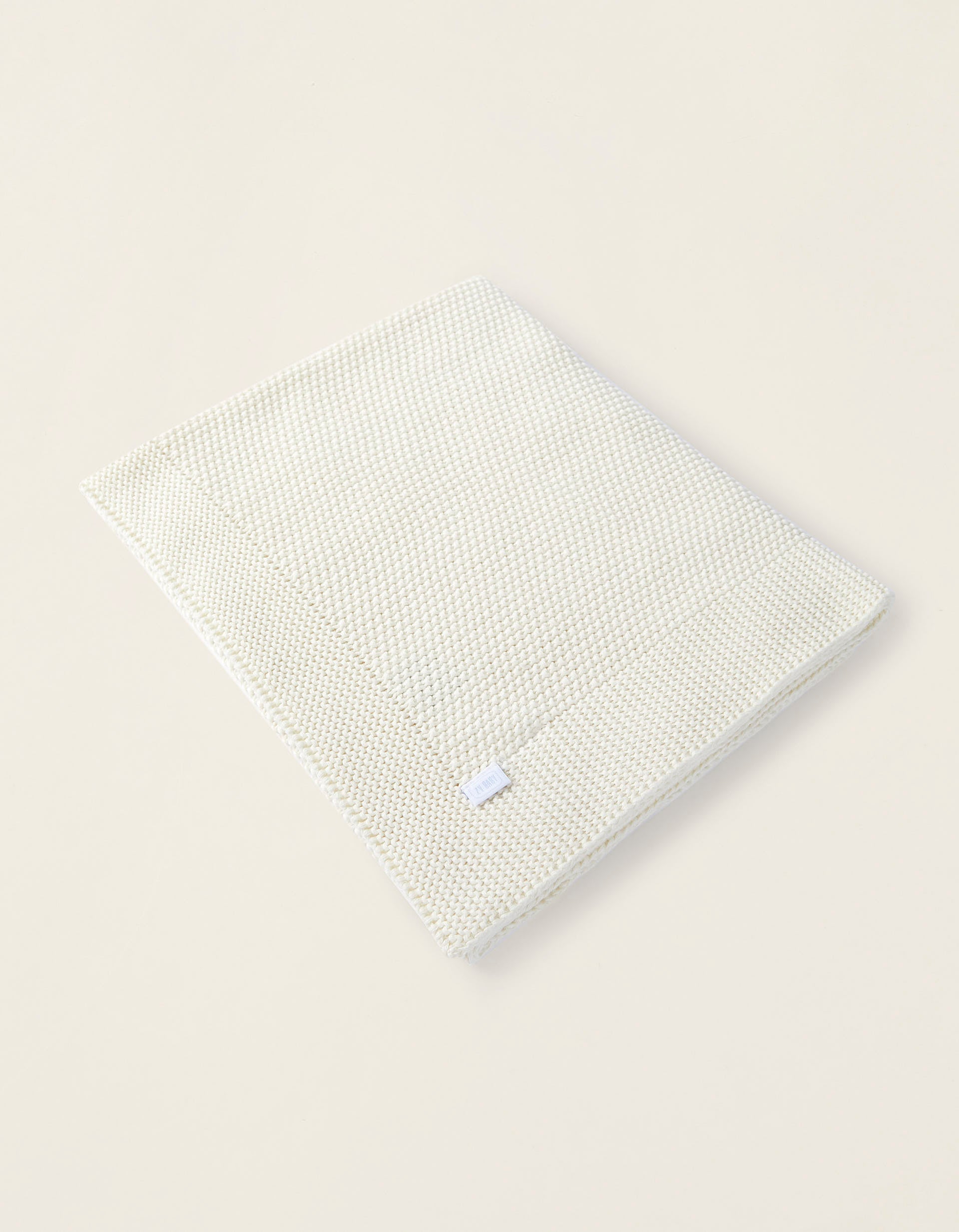 Manta de Punto Tricot Plain 75x90 cm Zy Baby White