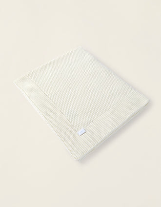 Manta Tricotada 75X90Cm Zy Baby White